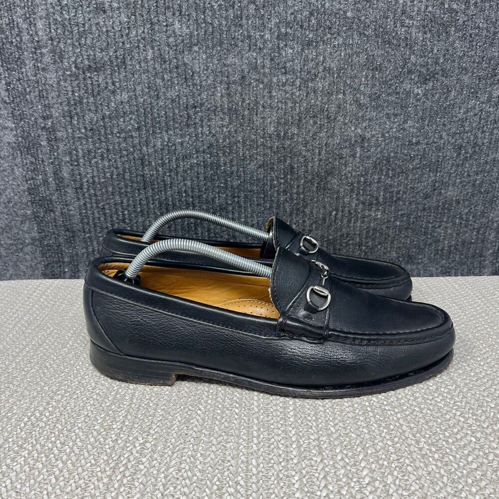 Alden Cape Cod Collection Loafers Black Leather Horse Bit Mens Size 11 D